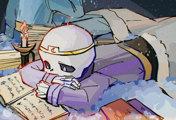 Passive Nightmare Sans, Simp book