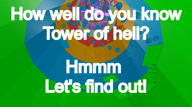 Jogo Quiz Roblox: Tower of Hell no Jogos 360