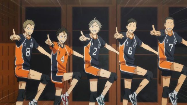 kageyama's feint spike serve