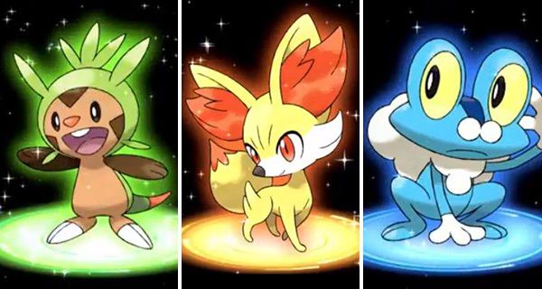 Pokémon World on X: Pokémon X and Y starters: Fennekin, Froakie