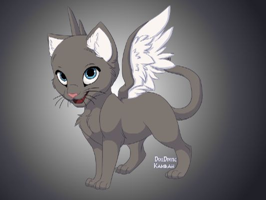 warrior cats with wings drawings