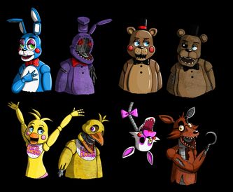 Quiz de fnaf 2 3 e 4