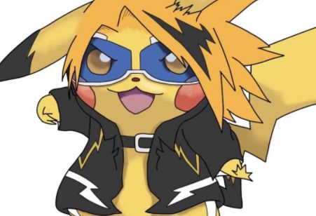 Image result for pikachu vs kaminari