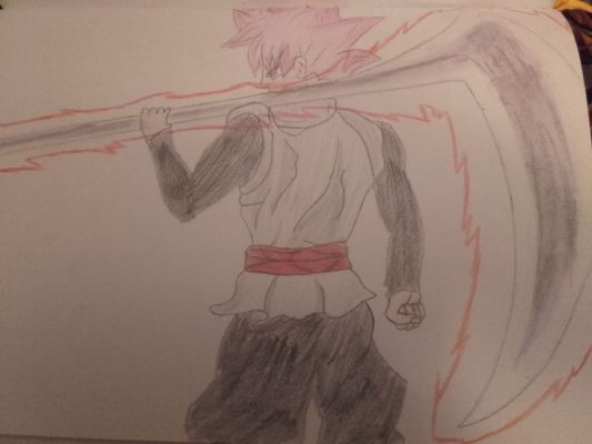 Goku Black Drawing Super Saiya Vegeta, kale, chibi, cartoon png | PNGEgg