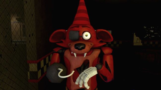 My withered foxy jumpscare