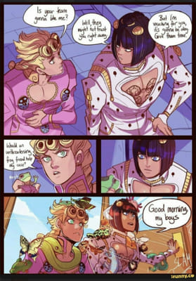 ☮ 💜 — I just started reading vento aureo and got