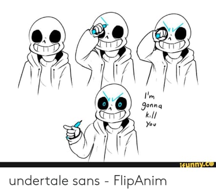 Reaper Sans - FlipAnim