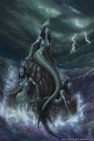 sirens and mermaids greek mythology