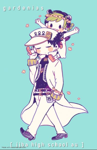 Gardenias [jjba high school au]