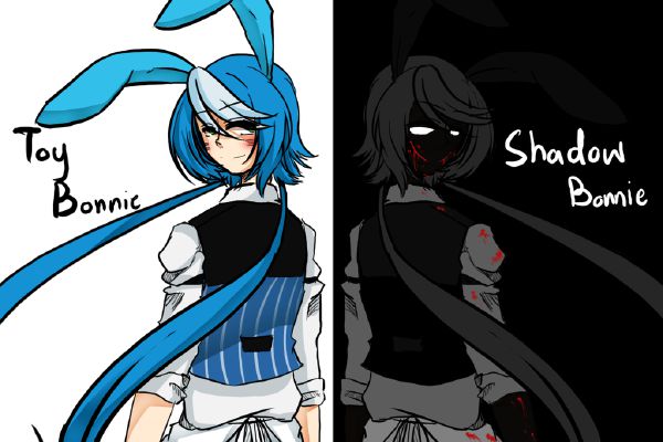 Shadow Freddy x Shadow Bonnie:Shadow love - Chapter 1:Meeting a black  Rabbit thing - Wattpad
