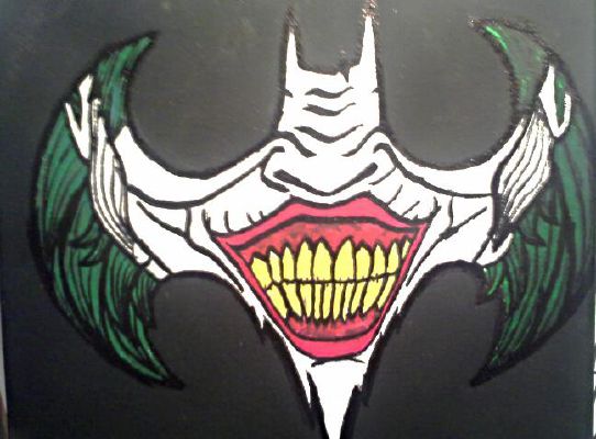 Batman/Joker logo | Drawing Dump | Quotev