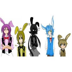 A Tale of Six Bunnies - FNAF Bonnie, Springtrap, and More x Reader!