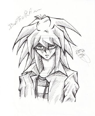 yugioh coloring pages with yami bakura