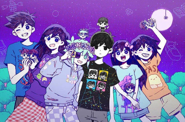 The gang on their way to eat at Papa's Pizzeria : r/OMORI
