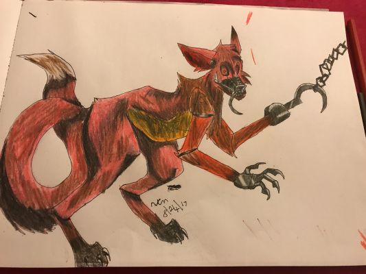 Realistic foxy fnaf