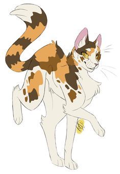 Opossol on X: I made a lil warrior cats oc for fun! I miss drawing cat  characters XD but I used a lil warrior cats character generator, and I got  Robinpaw! he's