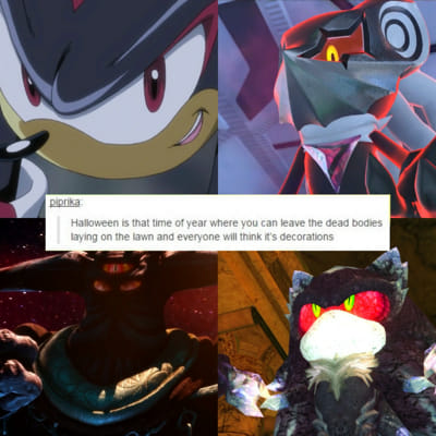 The Four Horsemen Of Funny Sonic/Shadow Faces