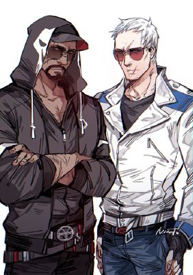Jack Morrison and Gabriel Reyes. People like to forget that Gabe was a hero  once.