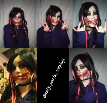 Creepypasta Jeff the killer makeup - halloween