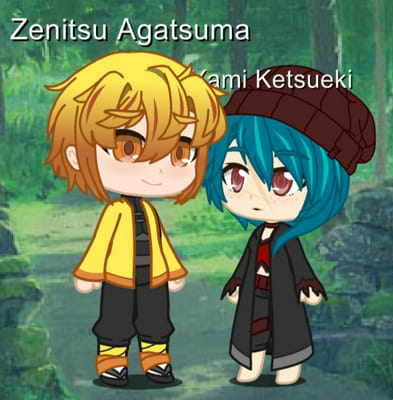 how to make zenitsu from demon slayer in gacha online 