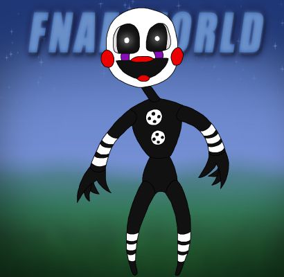 Five Nights At Freddy's 2 4 FNaF World 3 - Marionette - Puppet