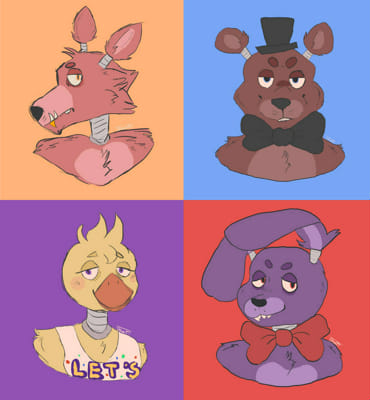 Spend a day at fnaf 1 (images not mine) - Quiz