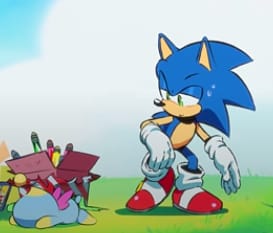 sonic and his son