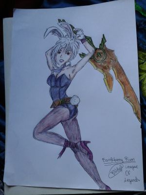 Battle Bunny Riven, Drawings