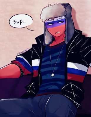 Russia x Tall! Flirty! Male! Reader: Oh,..really?~, countryhumans reader  oneshots