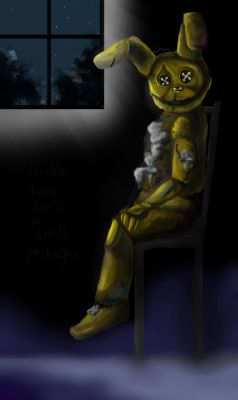 When you catch Plushtrap on the X, Five Nights at Freddy's