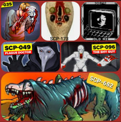 SCP-701 x female SCP reader x SCP-073 x SCP-076 x female SCP-096 x female  SCP-049 x female SCP-035