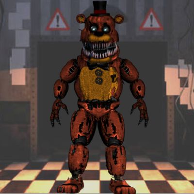 Withered Chica (my version), My own Custom animatronic and inky designs  2.0