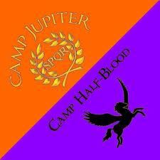 Camp half-blood accurate orange color logo percy jackson