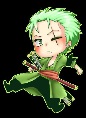 one piece zoro chibi