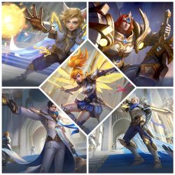 Lightborn Chevaliers, lightborn, mobile legends, HD phone