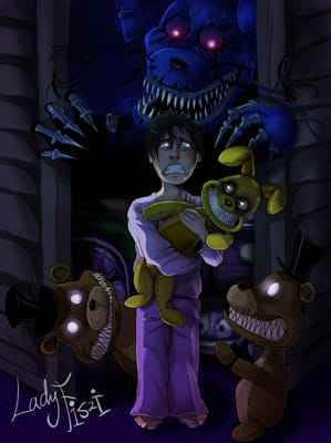 ArtStation - NIGHTMARE FREDBEAR FAN ART FIVE NIGHTS AT FREDDY´S 4