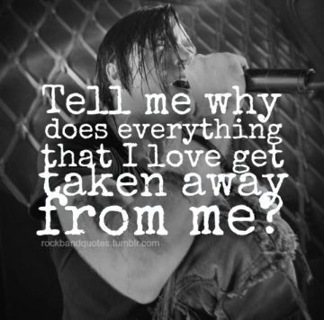 Three Days Grace - Tell Me Why, Lyrics on screen