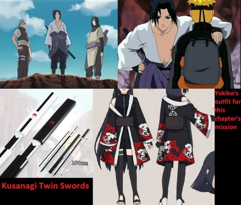 Naruto Uzumaki, Sai, Sakura, Yamato, Itachi Uchiha, Orochimaru, Sasuke  Uchiha, and Kabuto from Naruto Shippuden wall scroll.