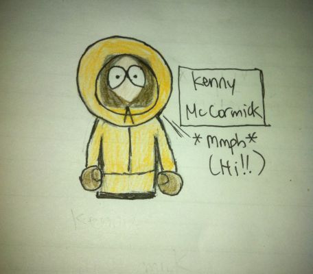 How To Draw kenny Mccormick from south park  YouTube