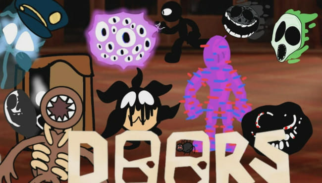 Doors Vs Color or Die (Seek Figur rush Ambush Ayes Halt Screech Vs  Stickman) 