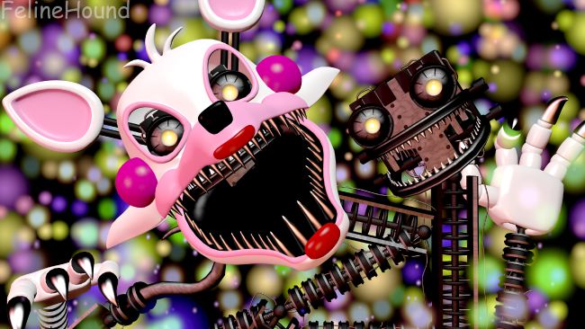 Solve FNAF - 🪸MANGLE🪸 jigsaw puzzle online with 48 pieces