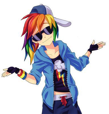 Rainbow Dash - Friendship is Magic Color Guide - MLP Vector Club
