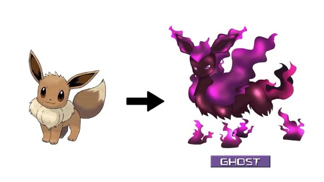 Ghost type eevee evolution