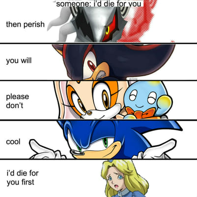 Shadow's fur in Quarantine, Sonic Meme Squad (LIMIT REACHED)