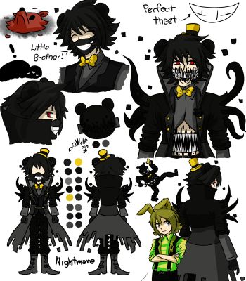 Nightmare, Fnaf 1-6 role play! (Anime style FNaF)