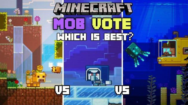 Kihori 🌸🫧CosMatsu🎄 on X: Which Minecraft mob will you vote for? They're  all so cute! #MinecraftLive #Minecraft  / X