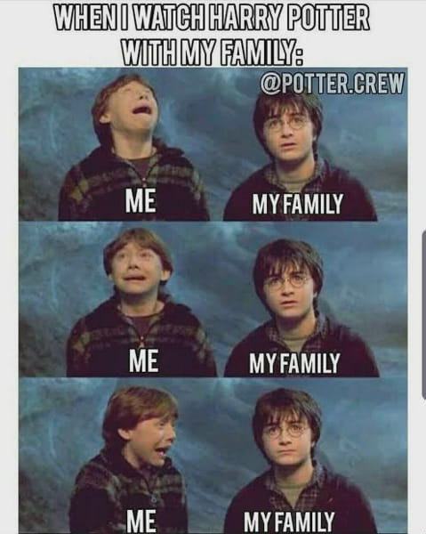 Harry Potter try not to laugh memes 