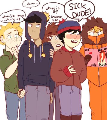 Snowy Mountain Hearts (South Park Boys X Reader)