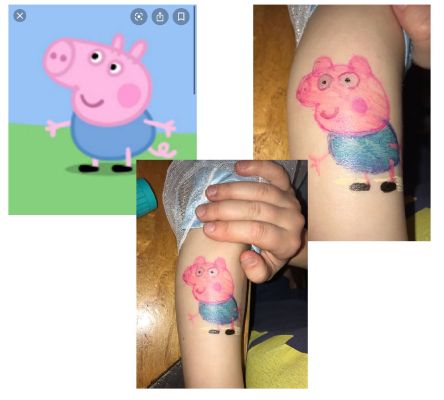 Amazon.com : 85 PCS Cute Funny Pink Pig Temporary Tattoos Stickers Themed  Barnyard Birthday Party Decorations Supplies Favors Decor Little Piggy Farm  Animals Tattoo Gifts For Kids Boys Girls School Prizes Carnival :