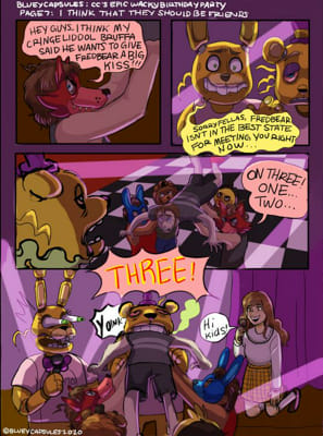 The presence! The posture! That booty!, FNAF BlueyCapsules Volume 1